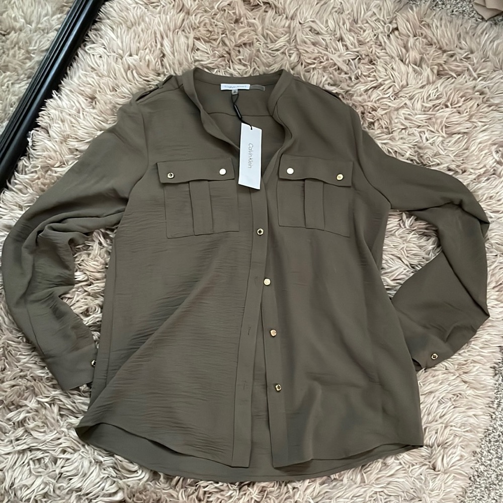 Calvin Klein button up shirt